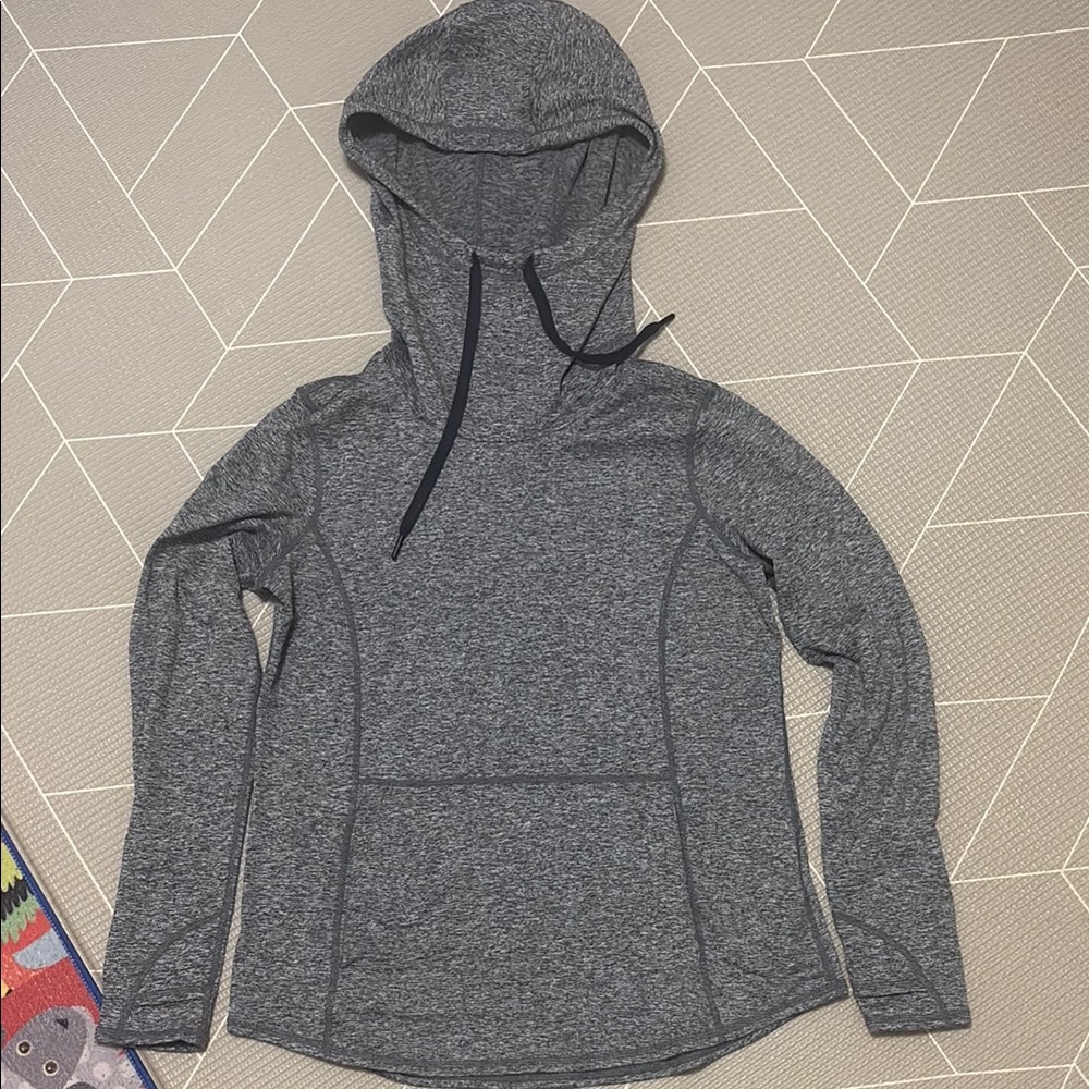 Gray Women's Hoodie Top
